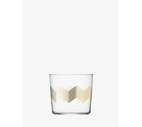 LSA International Chevron Gobelet 310ml Or Assortis x 4