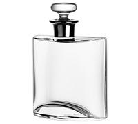 LSA International FL02 Carafe à décanter Flask, 0,8 L, transparente, goulot platine