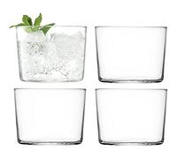 LSA International GI13 Lot de 4 verres Gio, 220 ml, transparents