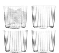 LSA International GI14 Lot de 4 verres Gio, 310 ml, lignes