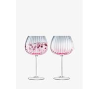 LSA International Gobelet de ballon crépuscule, Verre, rose/gris, 650 ml