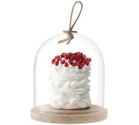 LSA International Ivalo dôme et base en frêne clair, claire, 15.5 cm