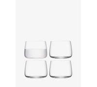 LSA International Metropolitan MW01 Lot de 4 verres sans pied Transparent 360 ml Passe au lave-vaisselle