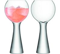LSA International MV22 Lot de 2 verres ballon Moya, 550 ml, transparents