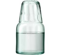 LSA International MZ21 Carafe et verre Mia, 0,95 L, en verre recyclé, effet optique