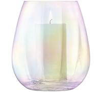 LSA International PE31 Lanterne / Vase nacré H22 cm