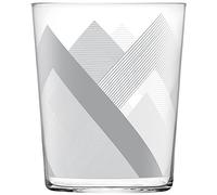 LSA International Peaks PK04 Lot de 4 verres soufflés à la bouche et faits à la main Graphite 560 ml