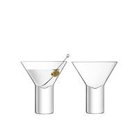 LSA International Vodka Lot de 2 Verres à Cocktail Transparent 240 ml