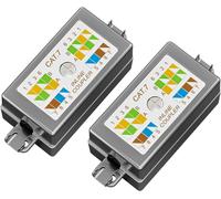 LSA Lot de 2 connecteurs blindés Cat6 et Cat7 Câble PoE pour la connexion et la réparation de réseau