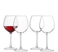 LSA WI21 Lot de 4 verres à vin rouge Wine, 400 ml, transparents