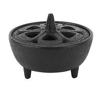 Lsaardth Porte-brûleur d'encens, Porte-encens en Fonte cône brûleur d'encens Bol brûleur à Charbon poêle aromathérapie Ornement pour la décoration de Bureau à Domicile
