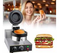 LSBHPPD Burger Glace électrique Hamburger Maker - 180° Rotation Matériau Antiadhésif Plaque - Machine De Cuisson Gaufres - Burgers en Bouffés - Machine Presse