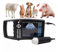 LSBHPPD échographe Vétérinaire Portable avec Sonde 3,5 MHz,pour Porcs Et Ovins Echographie Appareil Grossesse Multifonction avec Lecture HD Couleur,pour Tests De Grossesse HD