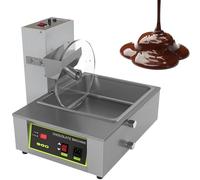 LSBHPPD Fontaine à Chocolat Commerciale, Machine à Fondre Le Chocolat, Tempéreuse à Chocolat Professionnelle Plage De Température : 0 à 95 °c, pour Boulangeries, Cafés B