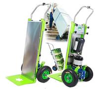 LSBHPPD Hand Trucks,Stair Lift Climbing Tool,Diable électrique Monte-Escalier Diable Diable avec Batterie Amovible 48 V 20 Ah,Diable Pliable 1500 W,Capacité De Charge 400kg