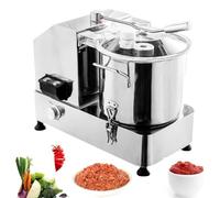LSBHPPD Hopper Alimentaire Électrique Multifonctionnel pour Légumes Et Viande, Robot Culinaire Automatique À Vitesse Réglable, Râpe De Légumes en Acier Inoxydable Commercia 12L