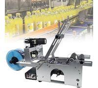 LSBHPPD Machine a Etiquettes Autocollantes,étiqueteuse De Bouteilles Manuelle,Machine De Codage Supplémentaire,Haute Précision D'étiquetage,pour Canettes,Plastique,Verre