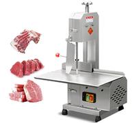 LSBHPPD Scie à Os De Boucher électrique Commerciale, Scie à Ruban pour Os 750 W, Scie pour Viande Et Os Congelés, Table 47 X 32.5 Cm, épaisseur De Max 130 Mm pour Supermarché, Restaurant