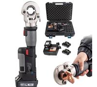 LSBHPPD Sertisseuse Hydraulique Rechargeable 10-300mm²,Sertisseuse Hydraulique électrique,Sertisseuse Câble Alimentée par Batterie Sertisseuse pour Terminal Cuivre-Aluminium