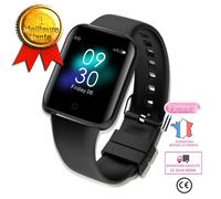 LSC® Surveillance de la fréquence cardiaque de la pression artérielle Bracelet à écran couleur intelligent Montre sport de santé ét