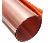 LSCAILIAO Feuille de cuivre pour Le Traitement et la Maintenance des œuvres d'art, Longueur 1m, Largeur 400mm,Thickness 0.2mm