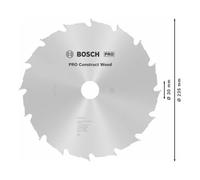 Bosch Lame de scie circulaire Expert Construct WOOD 235 x 30 x 2,8 mm 16 dents