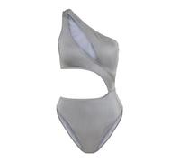 LSCN by LASCANA Maillot de bain 'Monokini Nele' argent, Taille XXL