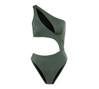 LSCN by LASCANA Maillot de bain 'Monokini Nele' olive, Taille L