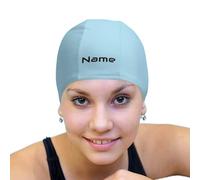 LSDINDF Bonnet de Bain pour Enfants personnalisé, Un Bonnet de Bain avec Votre nom/Photo/Logo, Bonnet de Bain pour Femmes et Hommes, Facile à Mettre et à enlever, résistant aux déchirures.