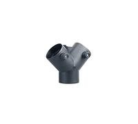 LSGGTIM Accessoires de chauffage auxiliaire de 60 mm - Type Y - Canal de ventilation à 3 voies - En plastique haute température - Raccord d'évacuation d'air de voiture - Chauffage diesel - Accessoire