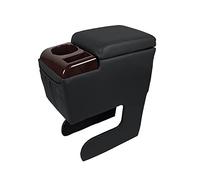 LSGGTIM Accoudoir central avec compartiment de rangement et porte-gobelet, boîte de rangement universelle en plastique multifonctionnel pour voiture, camionnette, SUV 30 cm x 15 cm x 38 cm