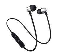 LSGGTIM éCouteurs Bluetooth, éCouteurs Sport MagnéTique Intra-Auriculaires,Oreillette sans Fil Casque Bluetooth Sport StéRéO,Parfait pour La Conduite,Le Cyclisme,Le Fitness,Etc,(Argent)