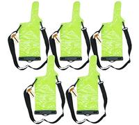 Lsgoodcare 5pcs Radio Portable étui imperméable Pochette Housse Vert Compatible with Motorola Kenwood Midland UV-3R UV-5R PX-888 Radio bidirectionnelle