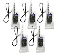 Lsgoodcare 5Pcs Sacoche étanche pour Radio Portable d'extérieur Sacoche étui Blanc Compatible with Motorola Kenwood Midland UV 82 BF 888S UV-5R Talkie Walkie