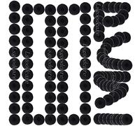 Lsgoodcare Lot de 100 écouteurs de rechange en mousse pour écouteur 18 mm radio bidirectionnelle Talkie Walkie