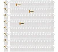 Lsgoodcare Lot de 100 embouts de rechange en caoutchouc de silicone pour Motorola Kenwood Icom Yaesu Baofeng HYT Midland Cobra Radio Surveillance Tube Acoustique