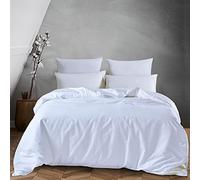 LSHARON Couette toutes saisons 100 % soie de mûrier pour lit Super King size 2-4 Tog Blanc 220 x 240 cm