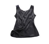 LSHARON SILK 100 % soie de mûrier 19 mommes pour femme - Noir - Small