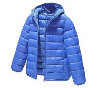 LSHDCER Doudoune Enfant Unisexe Ultra Légère Veste Fille en Duvet à Capuche Détachable Manteau Blouson Garçon Chaud pour Automne Hiver, Bleu, 160/12-13 Ans