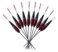 LSHEL 10 Pièces Flotteurs de Pêche Bobber Bâton Flotteur Liège Antenne Bois de Balsa 2G 13.4CM / 5.3IN