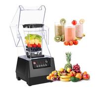 LSHFYV Blender Smoothie Maker, Blender Intelligent Haute Performance 2200W 2L Mixeur à Smoothie Ice Cream Maker Appareil à Smoothie Insonorisé avec Fonction Glace Pilée/Smoothie pour Famille Et Fête