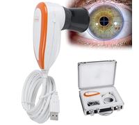 LSHFYV Caméra d'iridologie USB pour analyseur d'iris, caméra d'analyse d'iris 5,0 MP, caméra d'iriscope oculaire avec Objectif d'iris 30X et Logiciel d'analyse
