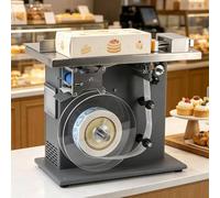 LSHFYV Étiqueteuse Semi-Automatique à 90°, Machine d'étiquetage d'angle à 90° (200 W), étiqueteuse Semi-Automatique, étiqueteuse à centrage Automatique par PLC, 15 à 30 pièces/Min 25-30mmLabel
