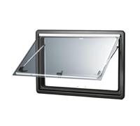 LSHFYV Fenêtre Basculante pour Camping-Car avec Moustiquaire Fenêtre Latérale du Camping-Car Van Camper Angle Réglable Baie Fenêtre Caravan Vitrée Latérale Moustiquaire 1450x550mm
