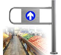 LSHFYV Porte battante à Fermeture Automatique, Portail battant à Rebond Automatique avec Ressort, Porte d'entrée battante unidirectionnelle de 50 à 100 cm, portillon piéton Manuel Right-50x100cm