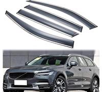 LSHGTMM Deflecteur Voiture pour Volvo V60 I (2013 Facelift) 2013-2018, DéflecteursD'air,Visières Fenêtre Latérale Pare-Pluie.