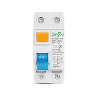 LSHIJI Disjoncteur 2P 16A 63A 10mA 30mA 100mA 6KA RCCB RCD 230V Disjoncteur à Courant résiduel électromécanique Disjoncteur différentiel Interrupteur de sécurité Disjoncteurs(2Pole 100mA,20A)