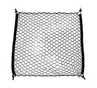 LSHIJI Filet Coffre Voiture 70x70cm Universel Coffre de Voiture Filet à Bagages Cargo Organisateur Stockage Extensible élastique intérieur Maille réseau Poche