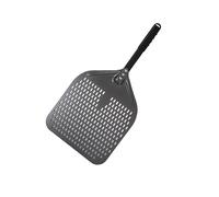 LSHIJI Pelle Pizza 10 12 13 14 16 pouces Big Pizza Perforée à pellets Palette courte for le four Turning Peel Kitchen Tool(14inch 64cm)