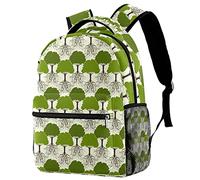Lsjuee Arbre avec des racines motif sans couture sac à dos pour ordinateur portable de voyage pour garçon et fille, collège école Bookbag grand sac à dos